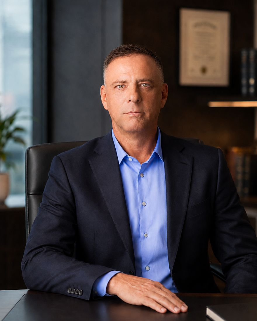 Paulo A. Mosconi D'Arcádia à mesa de trabalho
